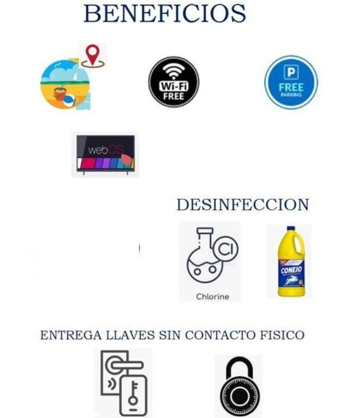 Playa Del Puntal I Villaviciosa Primera Linea Playa Apartment *